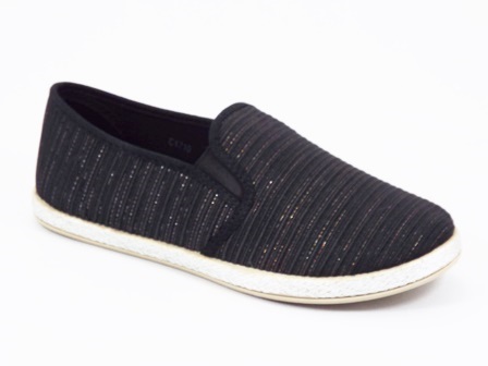 Espadrile dama negre Vika