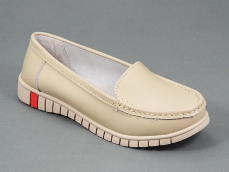 Pantofi dama piele bej Redo biashoes.ro imagine reduceri