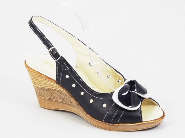 Sandale dama piele bleumarin Janna2 biashoes.ro imagine reduceri