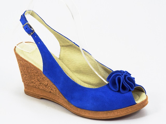 Sandale dama piele bleu Ana biashoes.ro imagine reduceri