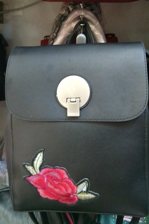 Rucsac dama negru Rose2