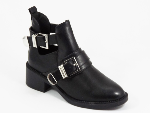 Ghete dama negre Serina biashoes.ro imagine reduceri