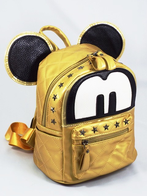 Rucsac dama auriu Mickey
