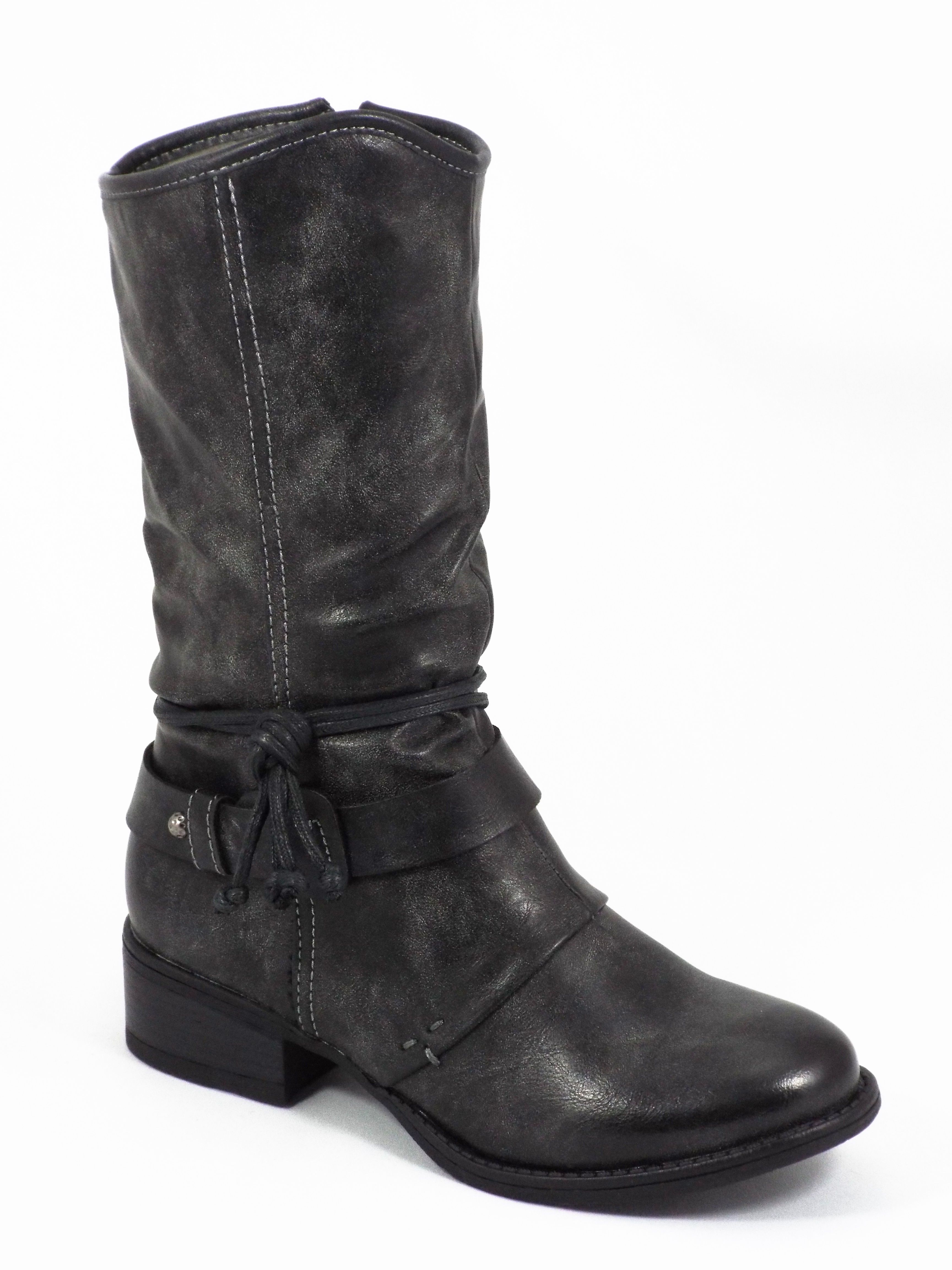 Cizme dama negre Augustina biashoes.ro imagine reduceri