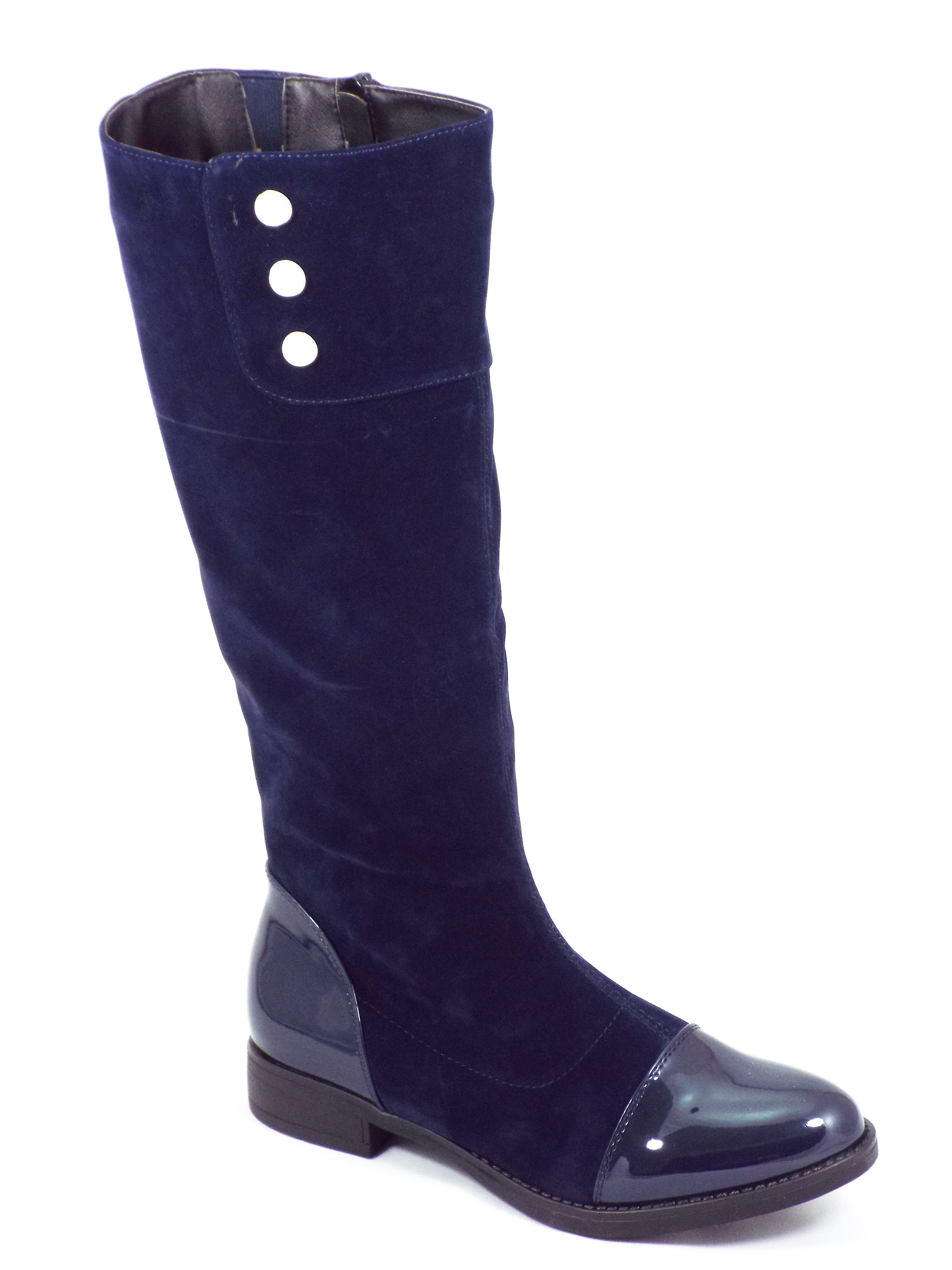 Cizme dama albastre Doina biashoes.ro imagine reduceri