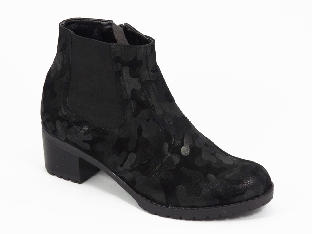 Ghete dama piele negre Gabriela biashoes.ro imagine reduceri
