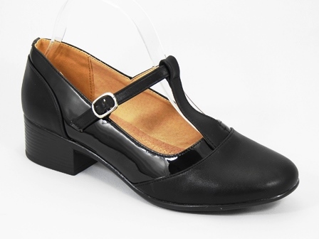 Pantofi dama negri Sigma BANGPAI 8369C-1 BLACK imagine reduceri
