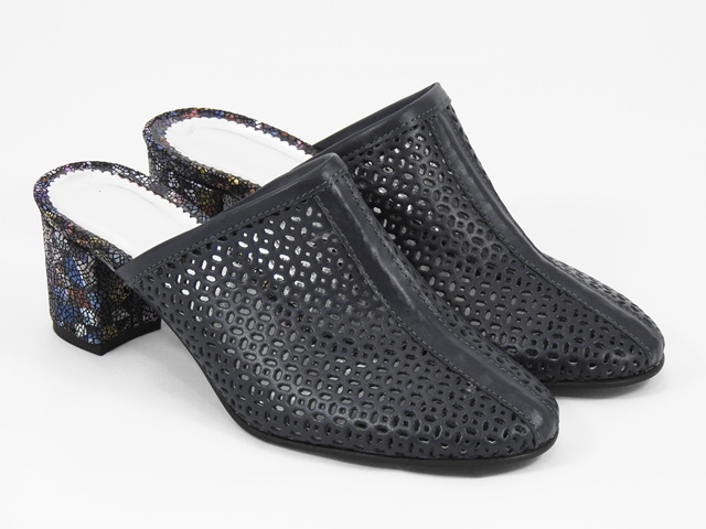Saboti dama piele bleumarin Dalya biashoes.ro imagine reduceri