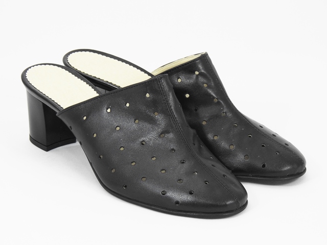 Saboti dama piele negri Greya biashoes.ro imagine reduceri