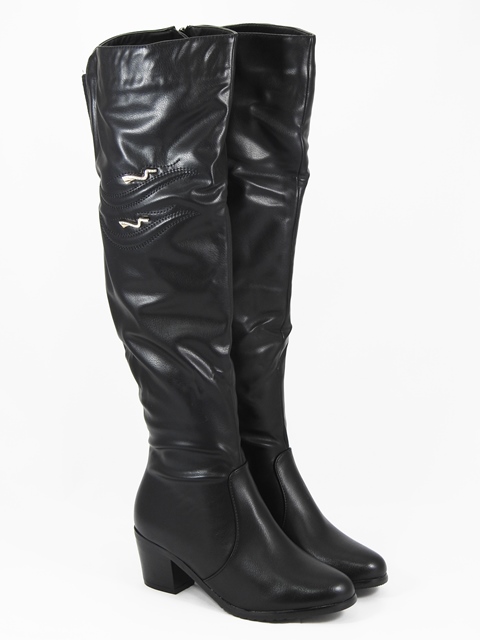 Cizme dama negre Zina biashoes.ro imagine reduceri