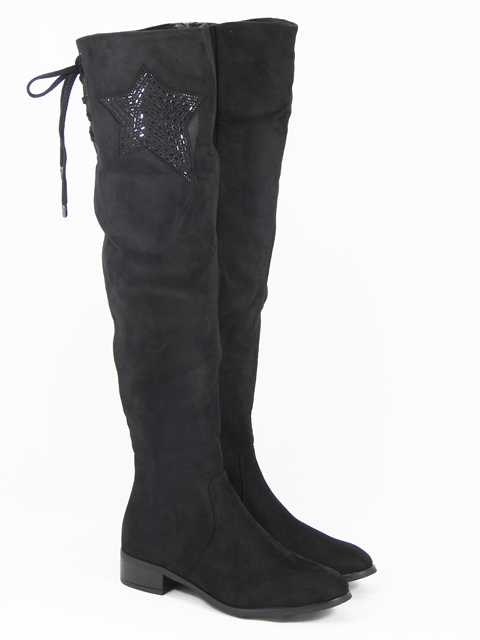 Cizme dama negre Simona biashoes.ro imagine reduceri