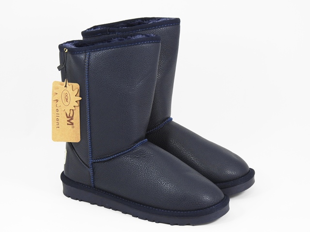 Ghete dama bleumarin tip UGG Olga biashoes.ro imagine reduceri