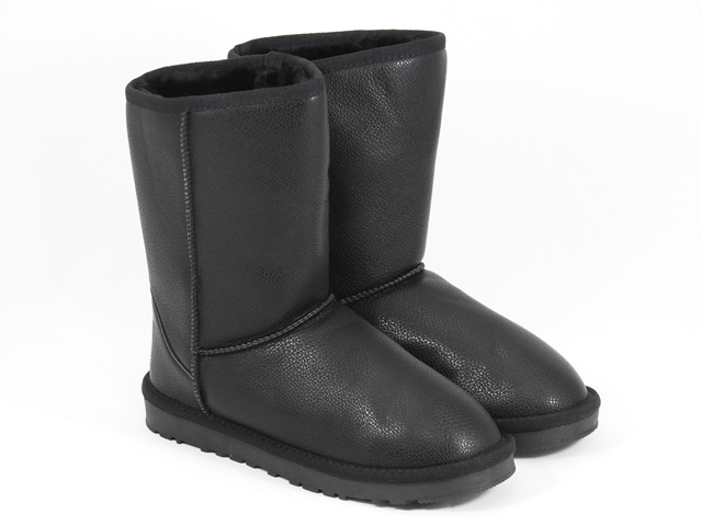 Ghete dama negre tip UGG Olga biashoes.ro imagine reduceri