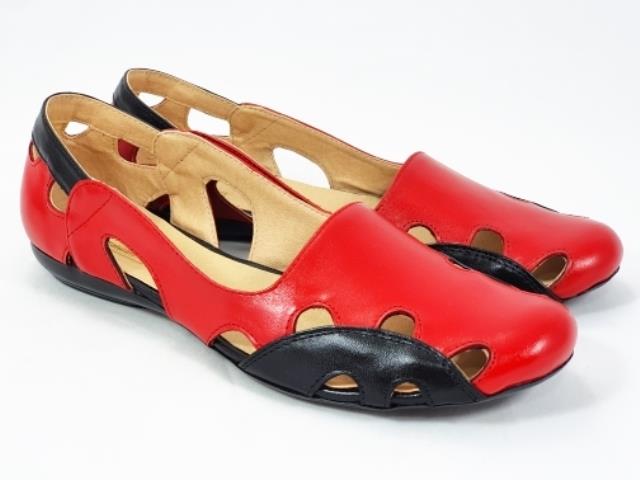 Sandale dama piele rosii Ana biashoes.ro imagine reduceri