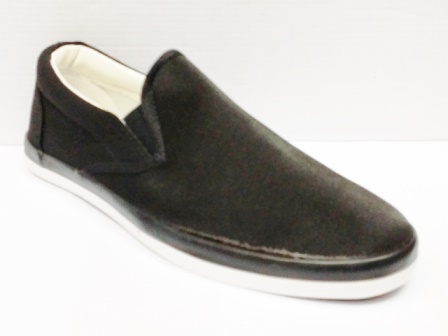 Espadrile barbati negre, material textil