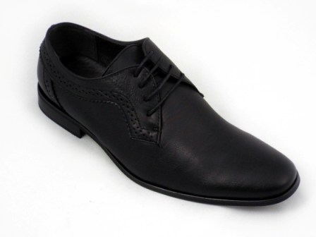 Pantofi barbati negri, cu talpa comfortabila.