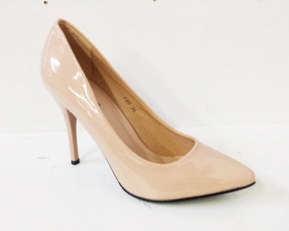 Pantofi dama bej, stiletto, toc de 9 cm,eleganti