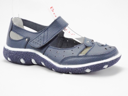 Sandale dama bleumarin, din piele, cu talpa sport ANGEL BLU SPORT PIELE-66-87-14 imagine reduceri