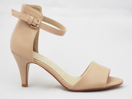 excess perspective Low Sandale dama bej, elegante,cu toc de 5 cm - LEILIDA 59-3-85-84-52 - Sandale  Femei - Sandale cu Toc Femei