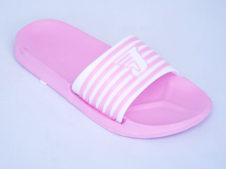 Papuci dama roz de plaja din material siliconic