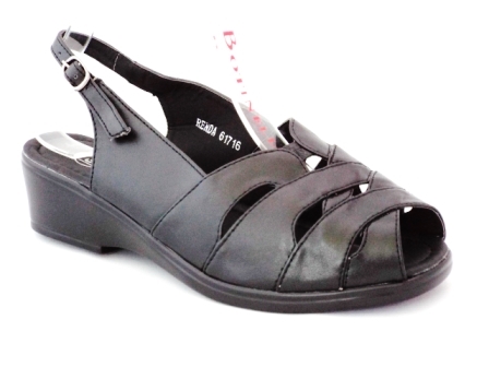 Sandale dama negre, ortopedice