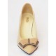 Pantofi dama Romnya bej, tip stiletto, piele naturala, toc 7 cm, (ROMA STILETTO TOC GROS-28)