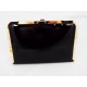 Geanta dama clutch neagra Feerya, (FLORY CLUTCH NEGRU-67)