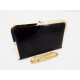 Geanta dama clutch neagra Feerya, (FLORY CLUTCH NEGRU-67)