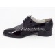 Pantofi dama piele negri lac Flores, (ROMA BULINE-65)