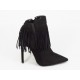 Ghete dama negre toc 11 cm Herra, (BOTINELLI HR 9613 STY BLACK SUEDE)