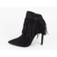 Ghete dama negre toc 11 cm Herra, (BOTINELLI HR 9613 STY BLACK SUEDE)