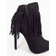 Ghete dama negre toc 11 cm Herra, (BOTINELLI HR 9613 STY BLACK SUEDE)