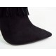 Ghete dama negre toc 11 cm Herra, (BOTINELLI HR 9613 STY BLACK SUEDE)