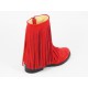 Ghete dama rosii piele intoarsa toc 3,5 cm Neky, (ROMA  GD 01 NEKY)