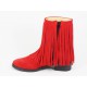 Ghete dama rosii piele intoarsa toc 3,5 cm Neky, (ROMA  GD 01 NEKY)