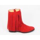 Ghete dama rosii piele intoarsa toc 3,5 cm Neky, (ROMA  GD 01 NEKY)