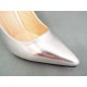 Pantofi dama argintii stiletto toc 10 cm Sonyk, (BOTINELLI ISBELA SILVER PU)