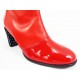 Ghete dama rosii piele lac toc 7,5 cm Lollyta, (ROMA GD XYZ ROSU)