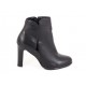 Ghete dama piele negre toc 9 cm Jenna, (ROMA GD 150-3 NEGRE)