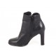 Ghete dama piele negre toc 9 cm Jenna, (ROMA GD 150-3 NEGRE)