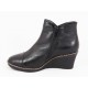 Ghete dama piele negre ortopedice toc 6 cm Retty, (ROMA GD XYZ102 NEGRE)