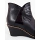 Ghete dama piele negre ortopedice toc 6 cm Retty, (ROMA GD XYZ102 NEGRE)