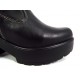 Ghete dama piele negre toc 7 cm Lorri, (ROMA GD XYZ 104 NEGRE)