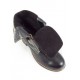 Ghete dama piele tip bocanc negre toc 4,5 cm Lollyn, (ROMA GD XYZ 105 NEGRE)