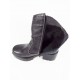 Ghete dama piele negre toc 7 cm Lorrya, (ROMA GD XYZ 105 BLANA NEGRE)