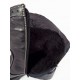 Ghete dama piele negre toc 7 cm Lorrya, (ROMA GD XYZ 105 BLANA NEGRE)