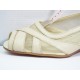 Sandale dama bej din piele naturala , cu plasa, (ROMA SD PLASA 071-75)