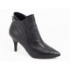 Ghete dama piele negre toc 7 cm Jenny, (ROMA GD 017 NEGRE)