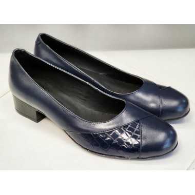 Pantofi dama piele bleumarin Felicia