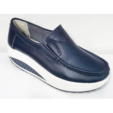 Pantofi dama piele bleumarin Victoria3